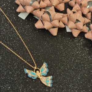 Angel Grace Necklace with Turquoise