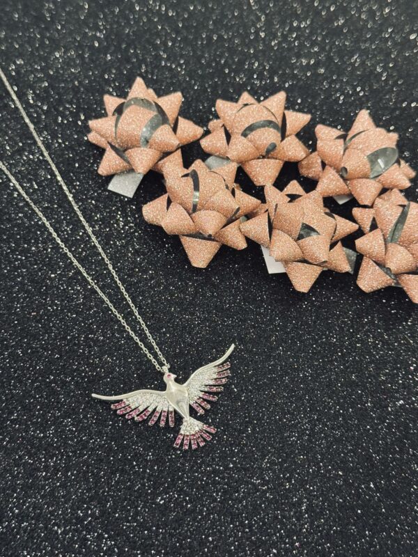 Radiant Phoenix Pendant Necklace