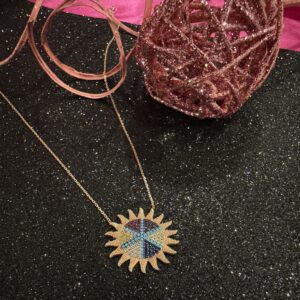 Multicolor Sun necklace