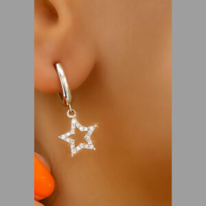 Star silver necklace